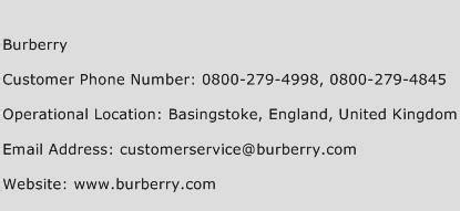 burberry contact number uk|burberry contact us.